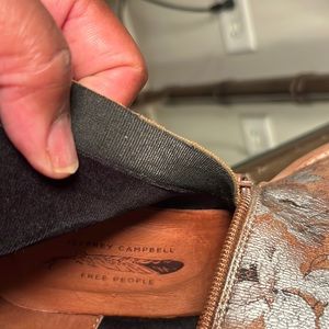 Jeffrey Campbell  material PU Brown print boot